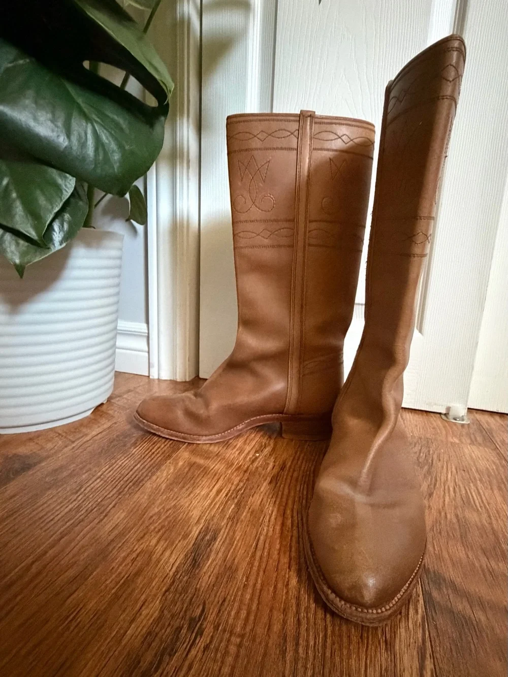 Vintage Leather Campus Style boots - Picture 3 of 4